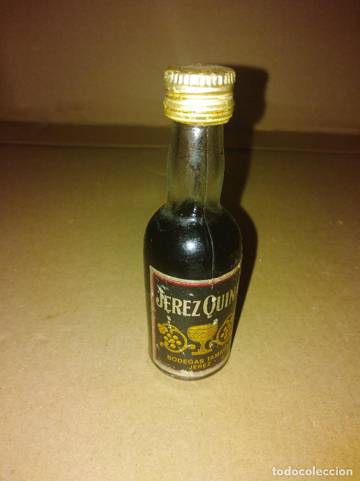 Coleccionismo de vinos y licores: botella botellin jerez quina tamayo cadiz leer ver envio