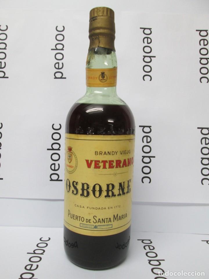 Coleccionismo de vinos y licores: ANTIGUA BOTELLA BRANDY CO&Ntilde;AC, VETERANO VIEJO,