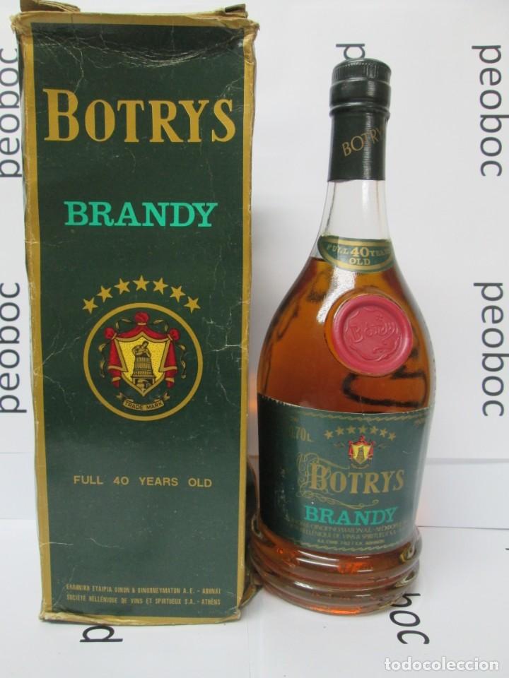 Coleccionismo de vinos y licores: ANTIGUA BOTELLA BRANDY CO&Ntilde;AC, BOTRYS 40 YEARS OLD GRECIA