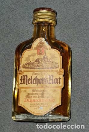 Collection of wines and liquors: Botell&iacute;n. Melcher&acute;s Rat. Dujardin&C&ordm;. Anno1780. Brandy Alem&aacute;n