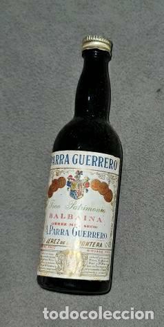 Coleccionismo de vinos y licores: Botell&iacute;n. Parra Guerrero. Balbaina. Fino Patrimonio. Jerez muy seco