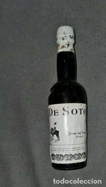 Colecionismo de vinhos e licores: Botell&iacute;n. De Soto. Jos&eacute; del Soto. Jerez