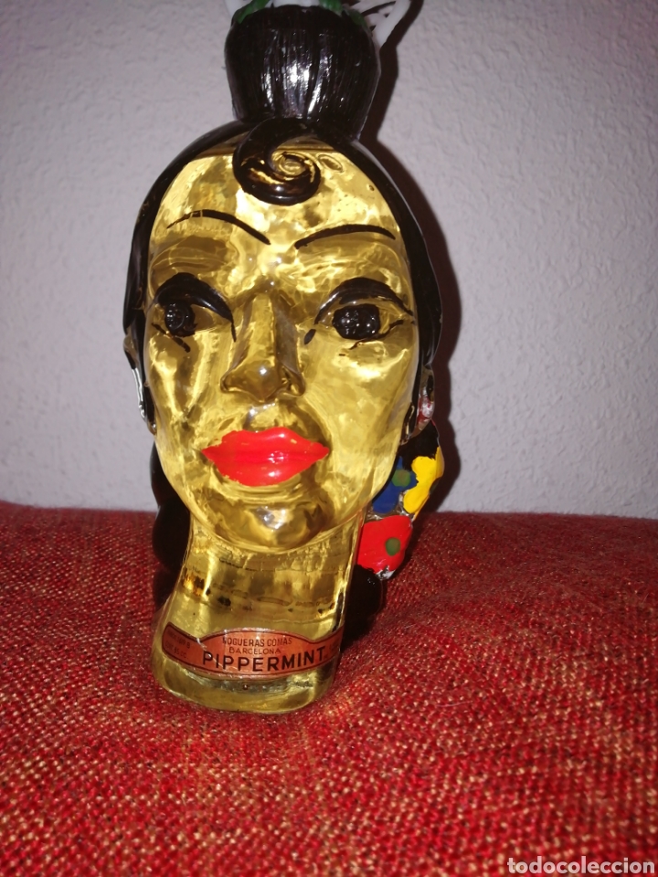Coleccionismo de vinos y licores: Pippermint botella - Foto 2