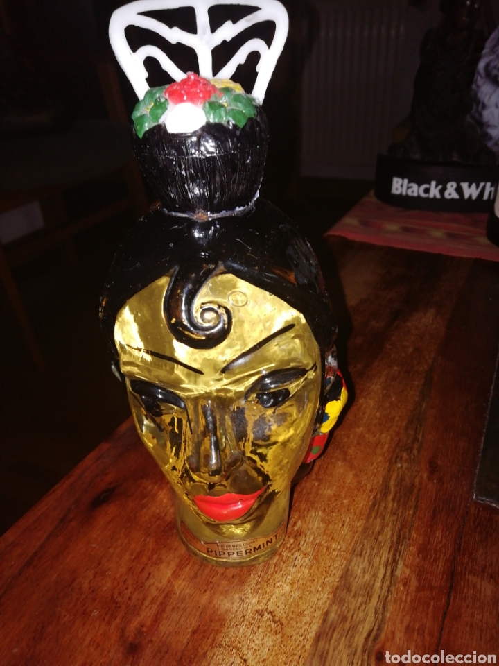 Coleccionismo de vinos y licores: Pippermint botella - Foto 4