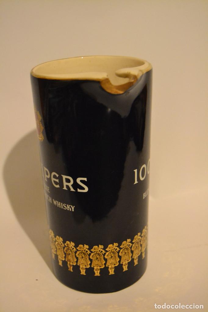 Coleccionismo de vinos y licores: jarra de whisky 100 pipers