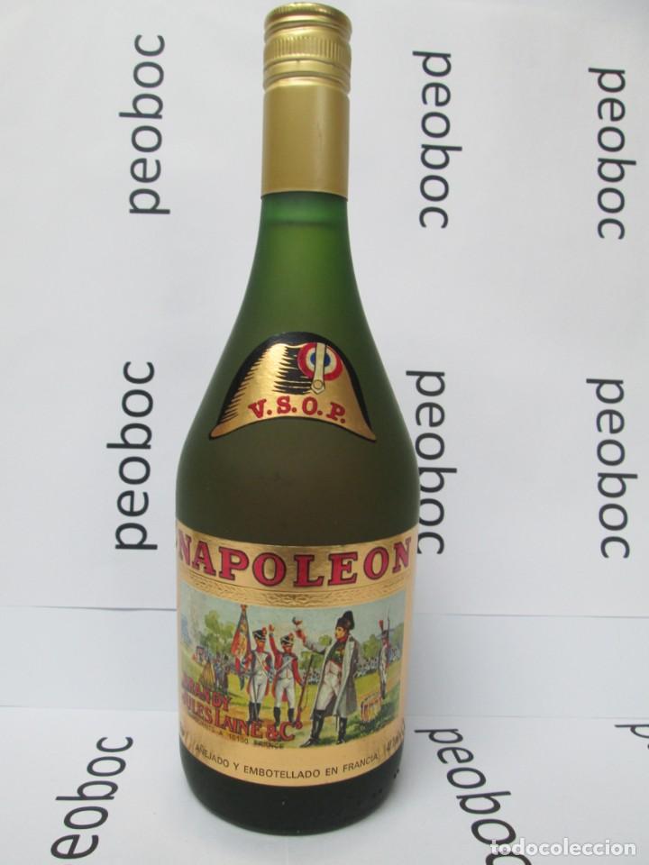 Coleccionismo de vinos y licores: ANTIGUA BOTELLA BRANDY CO&Ntilde;AC, NAPOLEON JULES LAINE