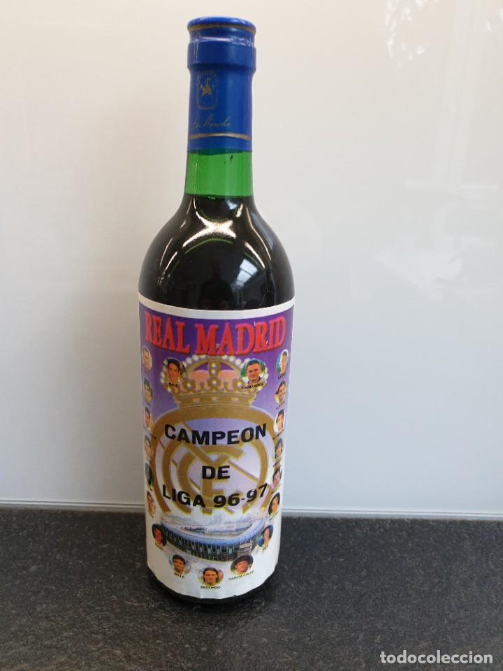 botella de vino real madrid - campeón de liga 9 - Compra venta en