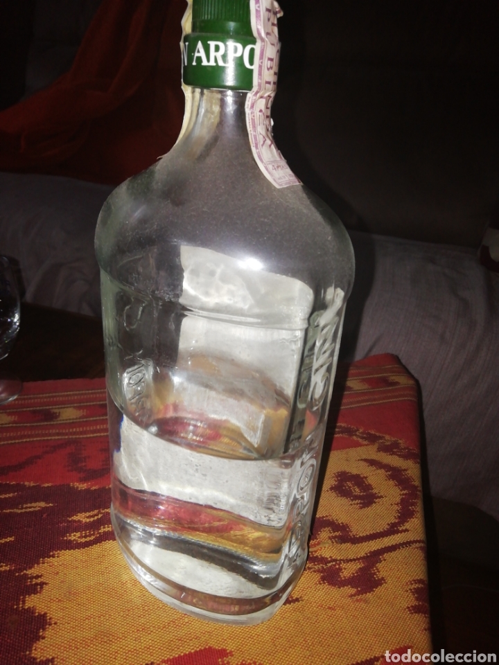 Coleccionismo de vinos y licores: Botella de GIN Arp&oacute;n - Foto 5