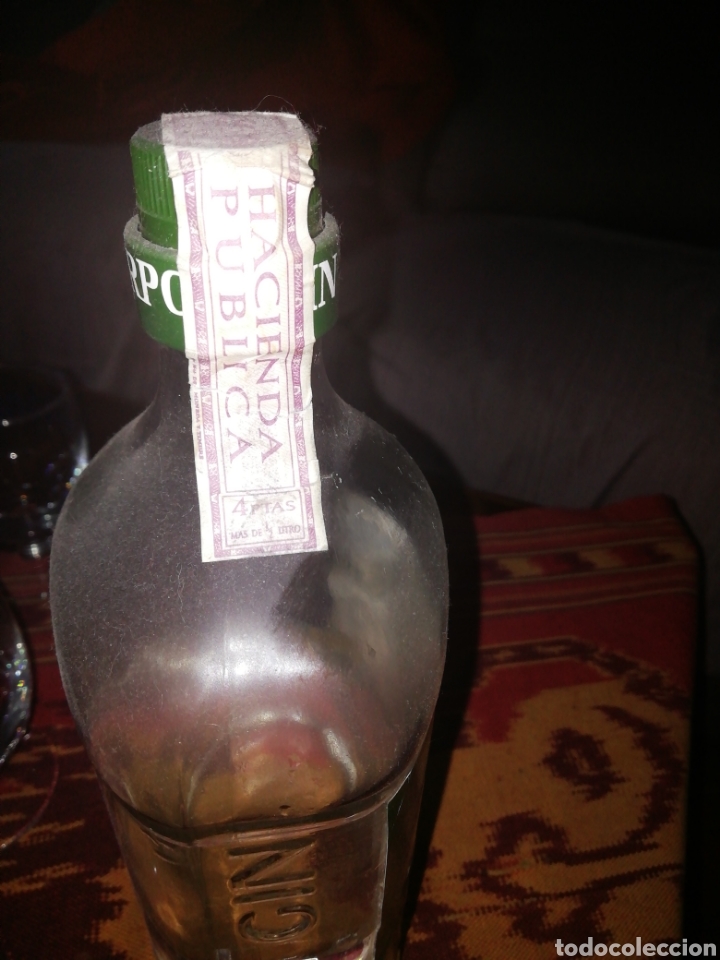 Coleccionismo de vinos y licores: Botella de GIN Arp&oacute;n - Foto 6