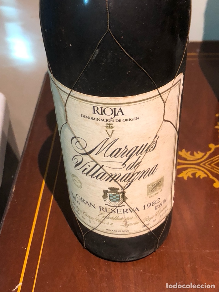 Coleccionismo de vinos y licores: Rioja marqués de villa magna, gran reserva 1982 - Foto 2 - 246829740