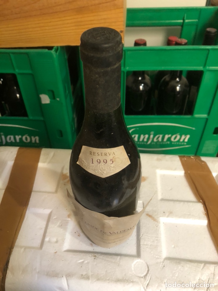 Coleccionismo de vinos y licores: Vino conde valdemar, reserva 1995