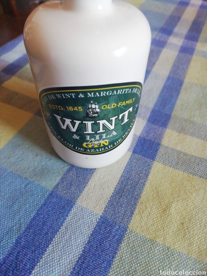 Coleccionismo de vinos y licores: Botellin gin - Foto 3