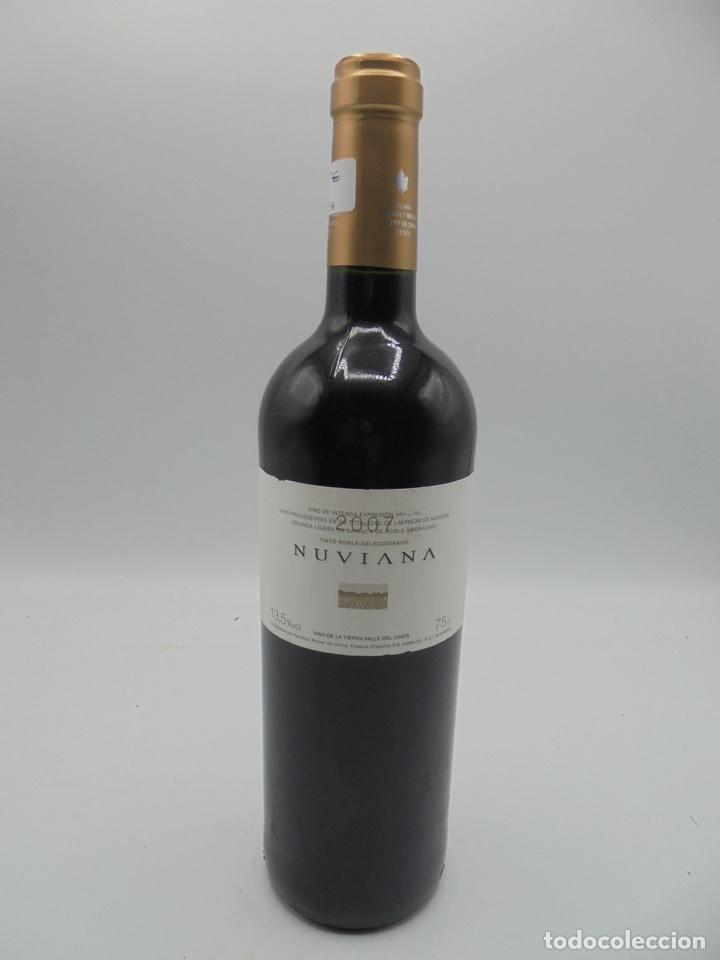 Coleccionismo de vinos y licores: BOTELLA. TINTO ROBLE. NUVIANA. VINO TIERRA VALLE DEL CINCA. HUESCA. 75 CL. 13.5% VOL. VER FOTOS
