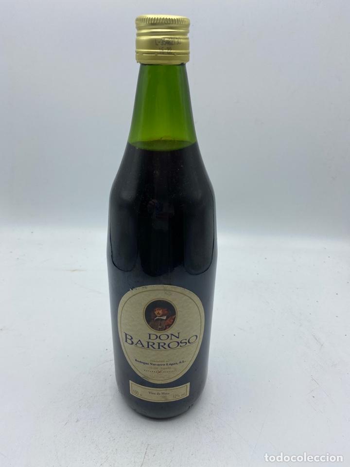 Colecionismo de vinhos e licores: BOTELLA. TINTO. VINO DE MESA. DON BARROSO. BODEGAS NAVARRO LOPEZ. 100 CL. 12% VOL. VER
