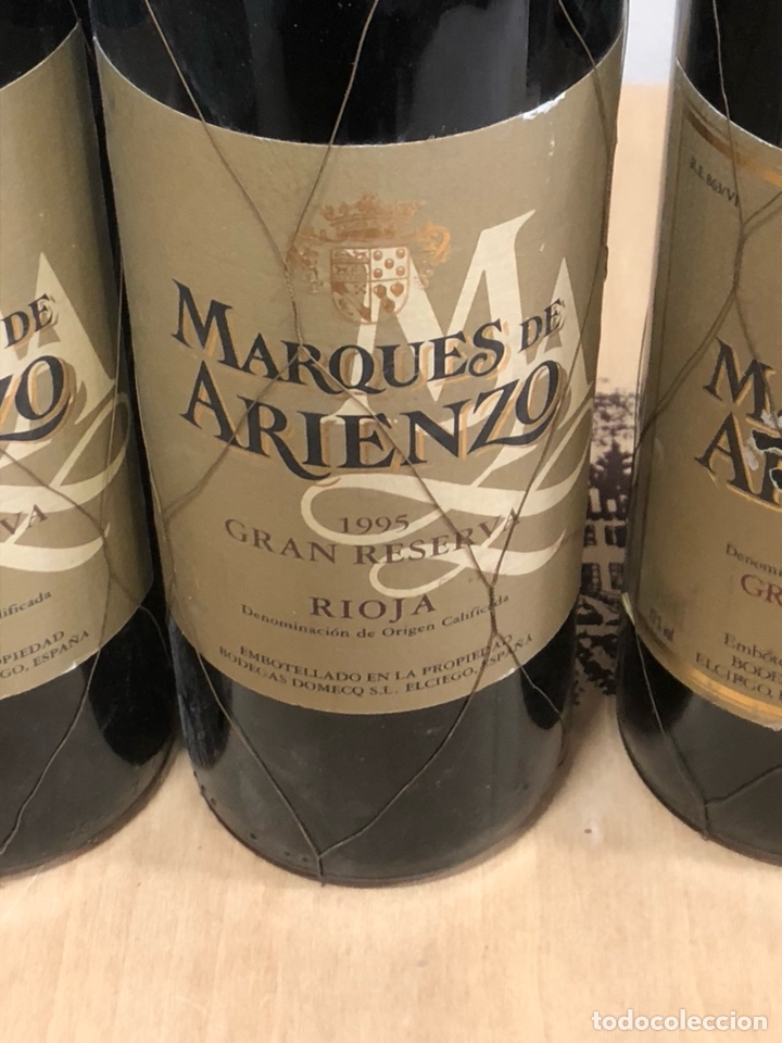 Coleccionismo de vinos y licores: Marqués de arienzo gran reserva lote de 4 botellas - Foto 2 - 248999555