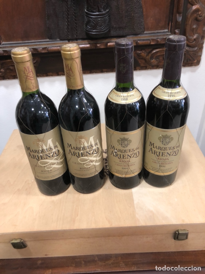 Coleccionismo de vinos y licores: Marqués de arienzo gran reserva lote de 4 botellas - Foto 1 - 248999555