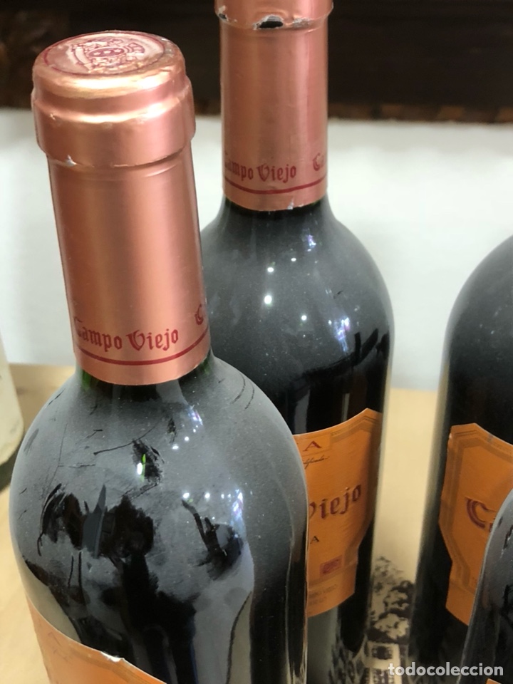 Coleccionismo de vinos y licores: Lote de 4 botellas campoviejo reserva 1999 - Foto 3 - 249083980