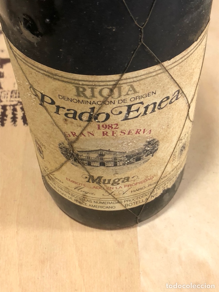 Coleccionismo de vinos y licores: Prado de enea gran reserva 1982 - Foto 2