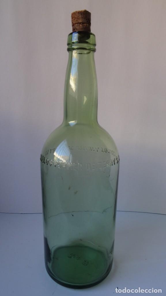 Coleccionismo de vinos y licores: ANTIGUA BOTELLA DE BRANDY 501 SIN ETIQUETADO-CARLOS Y JAVIER DE TERRY