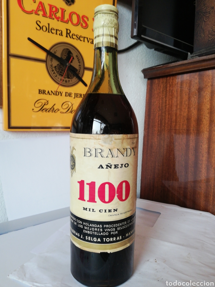 Coleccionismo de vinos y licores: Colecci&oacute;n Brandy A&ntilde;ejo 1100,Selga Torras, Manresa, entera
