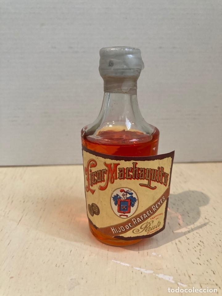 Coleccionismo de vinos y licores: Botell&iacute;n Licor Machaquito. Hijo de Rafael Reyes