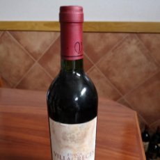 Coleccionismo de vinos y licores: BOTELLA DE VINO FINCA VILLACRECES CRIANZA 1996 D. O. RIBERA DEL DUERO. Lote 262513360