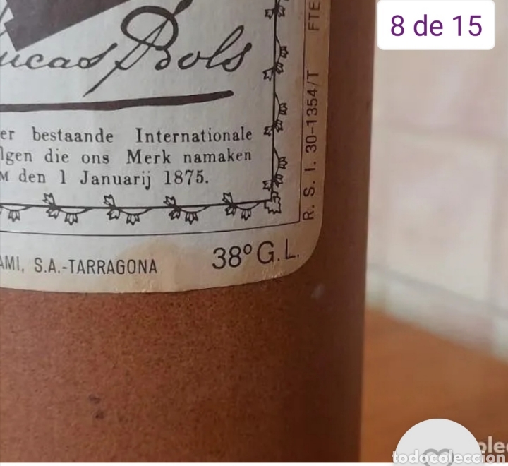 Coleccionismo de vinos y licores: Caneco gin BOLS - Foto 3