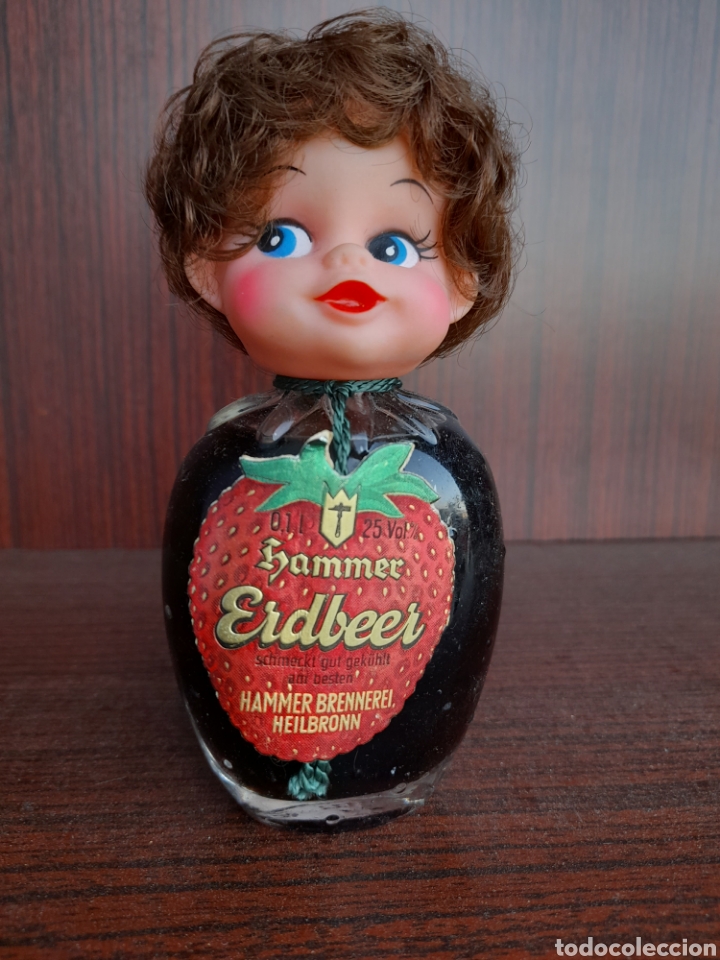 Coleccionismo de vinos y licores: Antiguo botellin de licor Erdberg de25cl