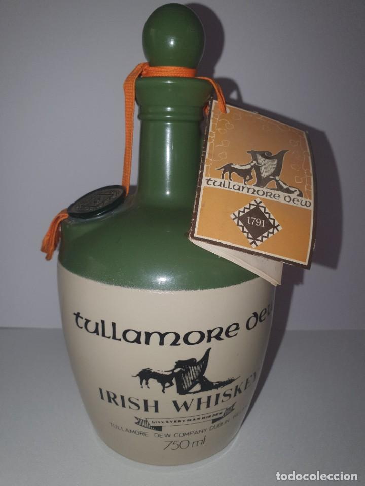 CANECO CERAMICA IRISH WHISKY TULLAMORE DEW (Coleccionismo - Botellas y Bebidas - Vinos, Licores y Aguardientes)
