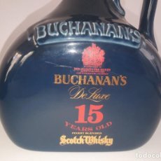 Coleccionismo de vinos y licores: CANECO CERAMICA SCOTCH WHISKY BUCHANAN'S 15 AÑOS. Lote 265788859