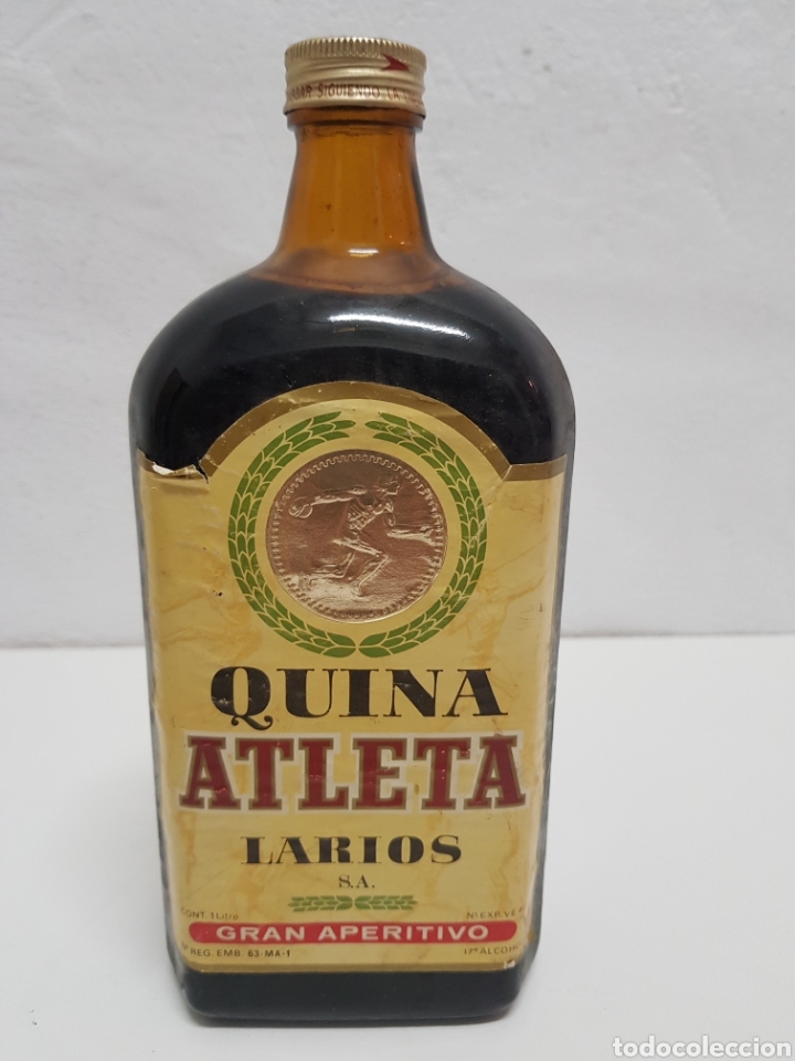 Coleccionismo de vinos y licores: Quina Atleta , Larios ,Aperitivo, 1L