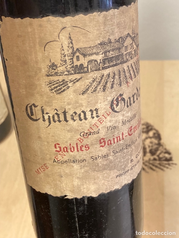Coleccionismo de vinos y licores: Botella de vino francés chateau carderose - Foto 3 - 269818428