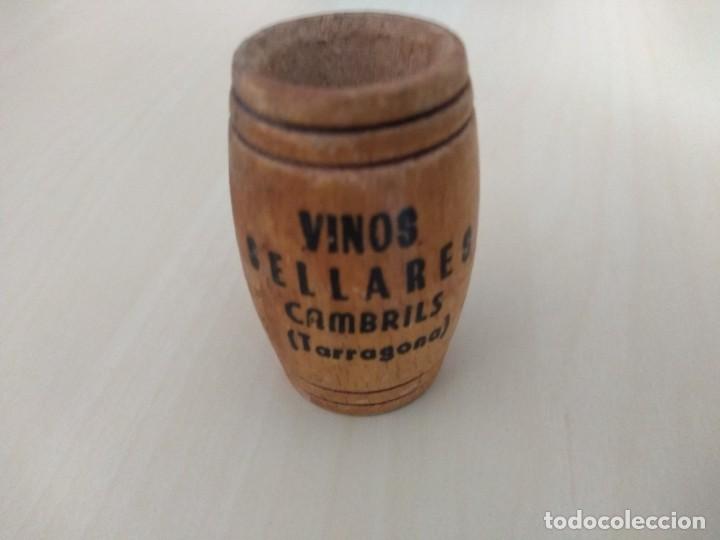 Coleccionismo de vinos y licores: Antiguo palillero Vinos Sellares de Cambrils. Granacheta