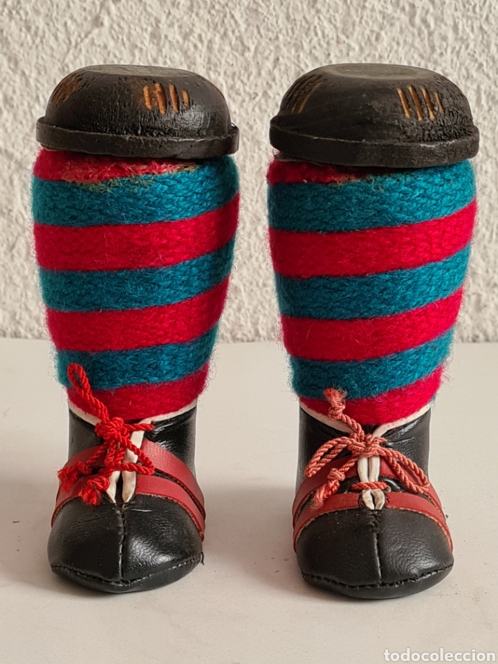 Coleccionismo de vinos y licores: 2 Botellitas Botas de F&uacute;tbol FC Barcelona - Licor Brandy - Bar&ccedil;a Cul&eacute;