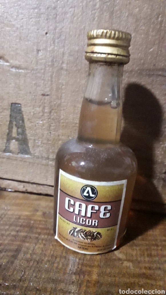 Coleccionismo de vinos y licores: Botellin Cafe licor Artemi Islas Canarias