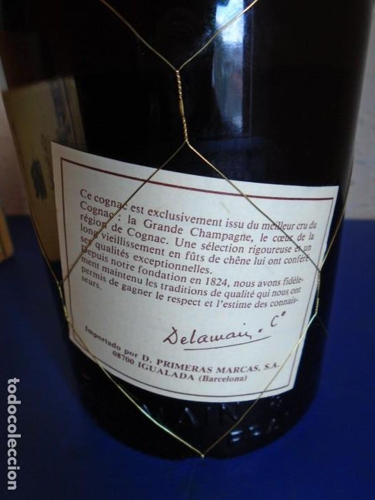 Coleccionismo de vinos y licores: (LI-190700)COGNAC DELAMAIN PALE & DRY TRES BELLE GRANDE CHAMPAGNE DELICATE ET LEGERE, JARNAC 70 CL - Foto 5 - 272940073