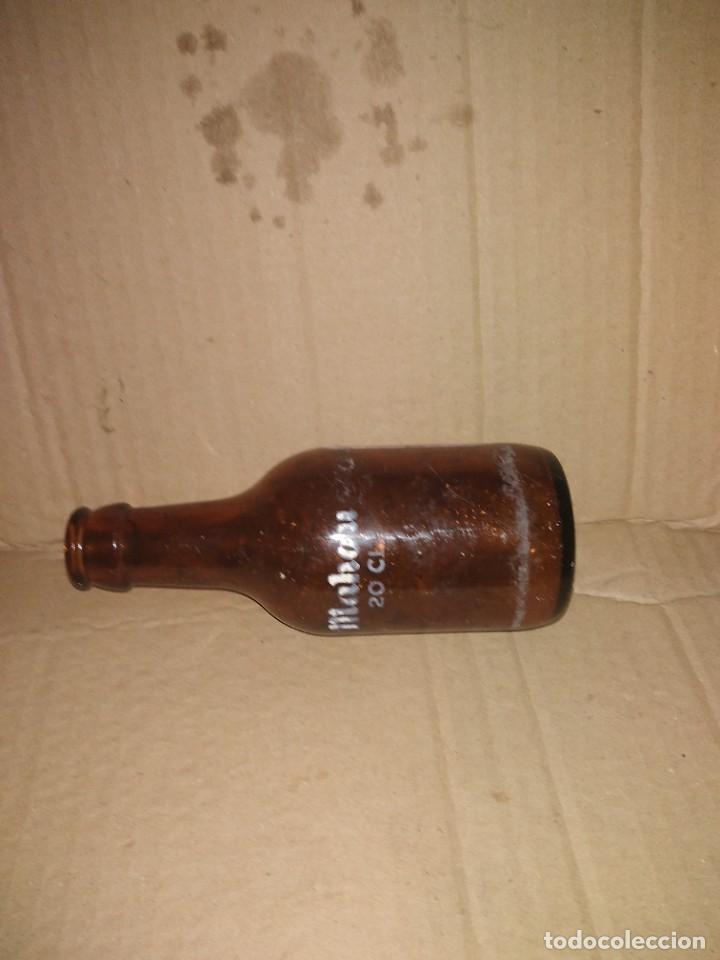 Coleccionismo de vinos y licores: botellin mahou - Foto 3