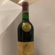 Coleccionismo de vinos y licores: ANTIGUA BOTELLA DE VINO MARQUES DE MONISTROL 1967 GRAN RESERVA. NUMERADA. SIEMPRE GUARDADA EN BODEGA. Lote 274621713