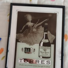 Coleccionismo de vinos y licores: TORRES GRANDES VINOS Y BRANDIES CON MAS DE UN SIGLO DE TRADICION ESPEJO