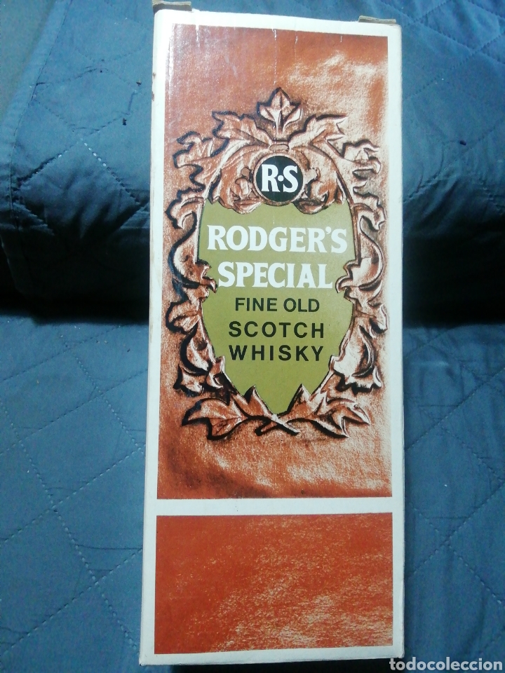 Coleccionismo de vinos y licores: SIN ABRIR! RODGER'S SPECIAL FINE OLD WHISKY EN SU ESTUCHE ORIGINAL Y BUEN ESTADO