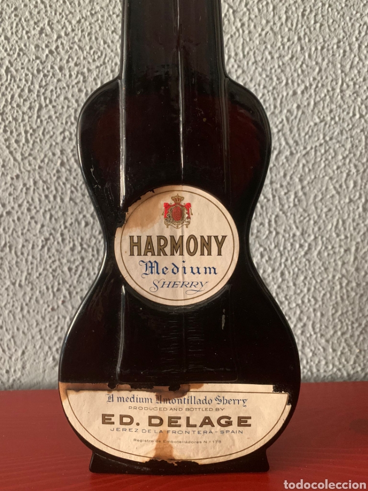 Coleccionismo de vinos y licores: BOTELLA HARMONY MEDIUM SHERRY - Foto 1