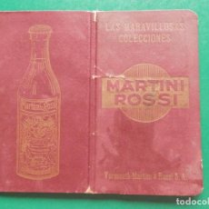 Coleccionismo de vinos y licores: MARTINI ROSSI RARA CARPETA MUY ANTIGUA PUBLICITARIA CON COLECION NEGATIVOS ACTORES, LUGARES ESPAÑA