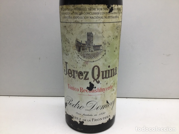 Coleccionismo de vinos y licores: VINO QUINADO PEDRO DOMECQ - JEREZ - TONICO RECONSTITUYENTE - VIÑAS MACHARNUDO - Foto 2 - 283664808