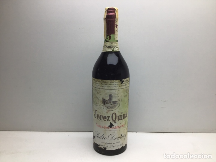 Coleccionismo de vinos y licores: VINO QUINADO PEDRO DOMECQ - JEREZ - TONICO RECONSTITUYENTE - VIÑAS MACHARNUDO - Foto 1 - 283664808