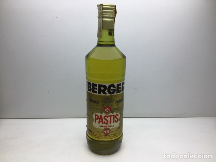 Coleccionismo de vinos y licores: BOTELLA BERGER 45 - APERITIF ANISE - PASTIS DE MARSEILLE - FABRICADO EN TARRAGONA