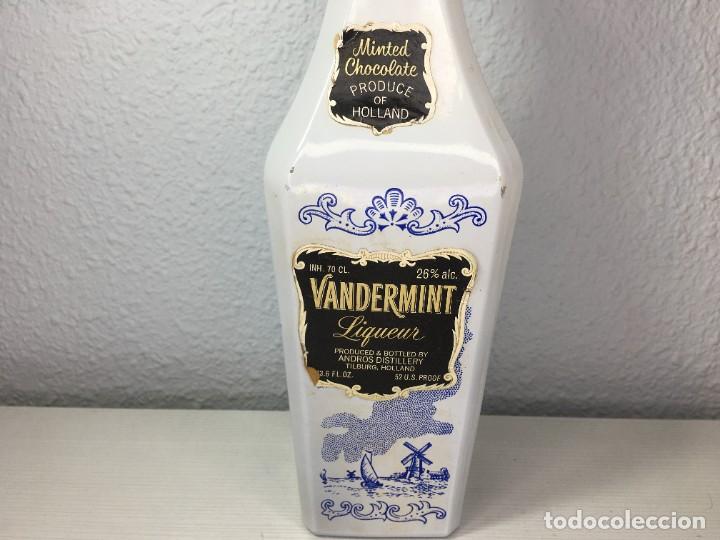 Coleccionismo de vinos y licores: BOTELLA LICOR DE CHOCOLATE VANDERMINT - Foto 3