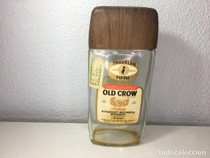 Coleccionismo de vinos y licores: BOTELLA BOURBON WHISKEY OLD CROW - Foto 1
