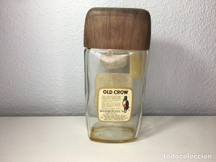 Coleccionismo de vinos y licores: BOTELLA BOURBON WHISKEY OLD CROW - Foto 3