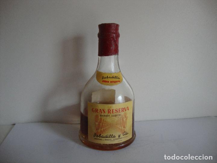 Collection of wines and liquors: BOTELLIN GRAN RESERVA BOBADILLA DRANDY