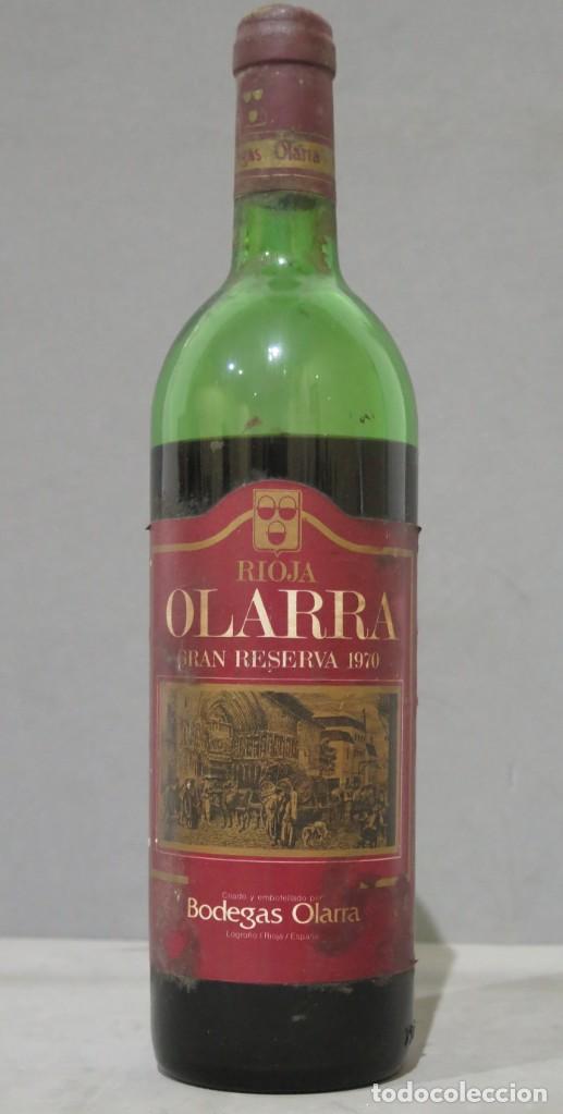 Coleccionismo de vinos y licores: BOTELLA. OLARRA. GRAN RESERVA 1970 - Foto 1